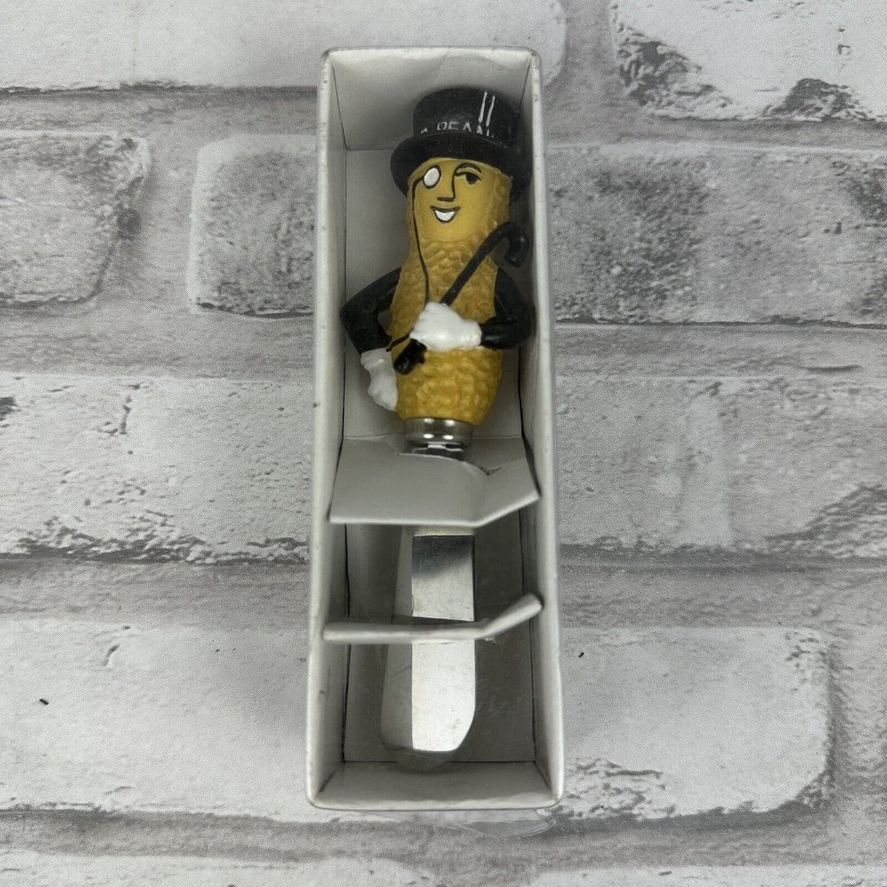 MR PEANUT Resin Stainless Knife Spreader 5" New In Box